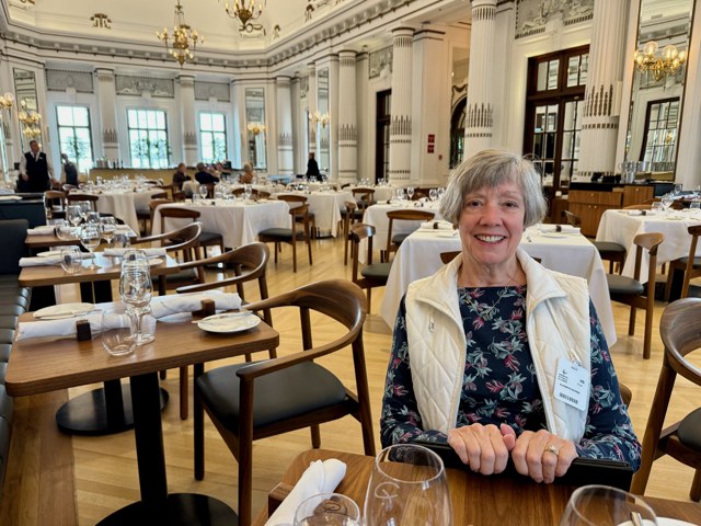 Lunch in the Parliament restaurant in Quebec City